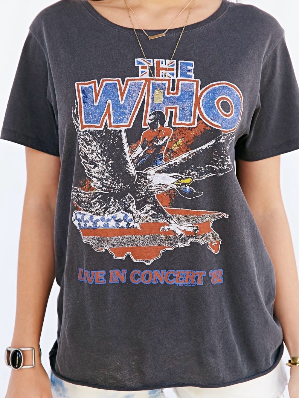 Junk Food The Who Tour Tee - size medium